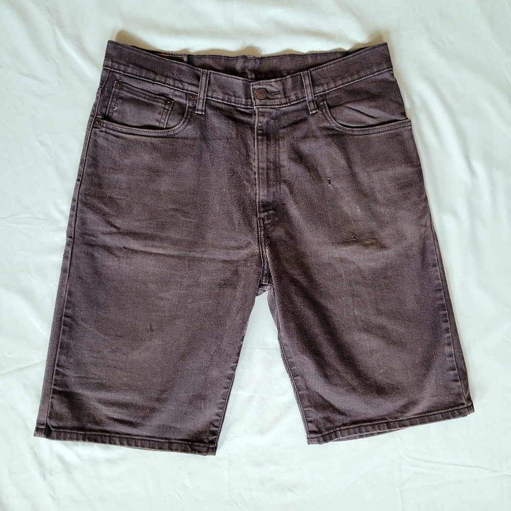 Levi's Black 569 Denim Shorts